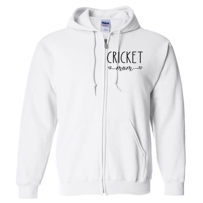 Cricket Mom Definition Cricket Cricket Player  Full Zip Hoodie