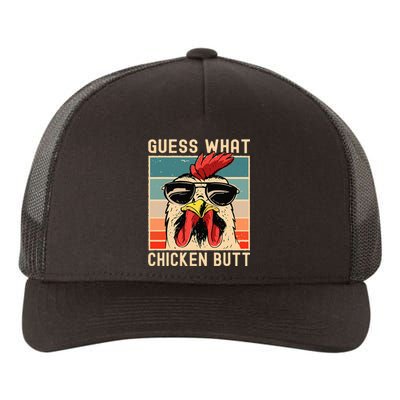 Chicken Meme Design Guess What Chicken Butt Yupoong Adult 5-Panel Trucker Hat