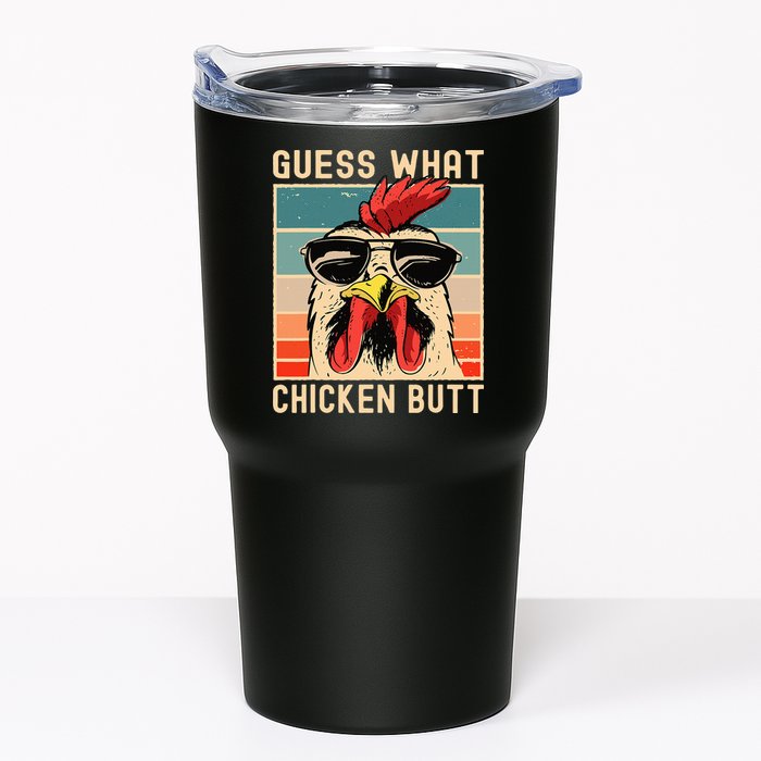Chicken Meme Design Guess What Chicken Butt Tumbler