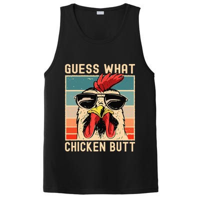 Chicken Meme Design Guess What Chicken Butt PosiCharge Competitor Tank
