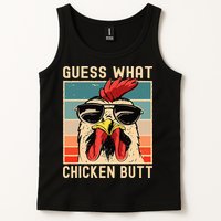 Chicken Meme Design Guess What Chicken Butt Tank Top