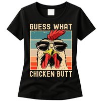 Chicken Meme Design Guess What Chicken Butt Womens T-Shirt