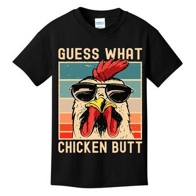 Chicken Meme Design Guess What Chicken Butt Kids T-Shirt