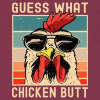 Chicken Meme Design Guess What Chicken Butt 16oz Travel Tumbler