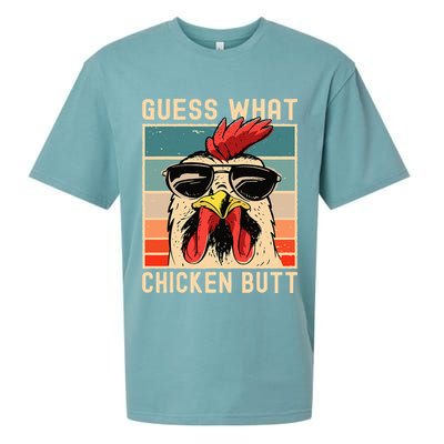 Chicken Meme Design Guess What Chicken Butt Sueded Cloud Jersey T-Shirt