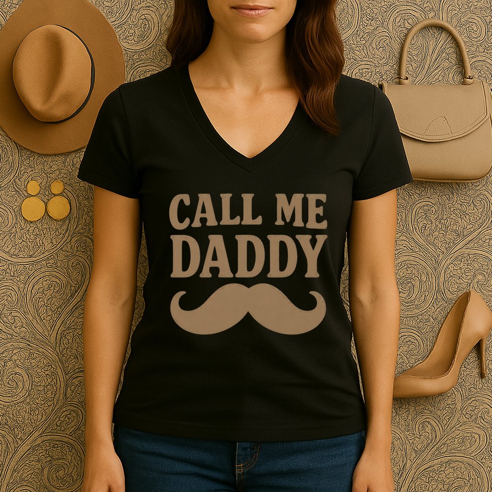 Call Me Daddy - Perfect Father's Day Gift Women's V-Neck T-Shirt