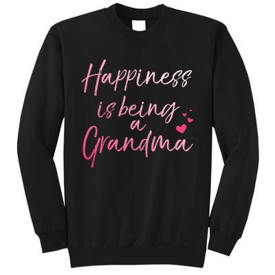 Cute MotherS Day Gift Happiness Is Being A Grandma Sweatshirt