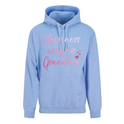 Cute MotherS Day Gift Happiness Is Being A Grandma Unisex Surf Hoodie