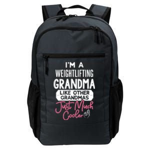 Cool Mothers Day Design Weightlifting Grandma Great Gift Daily Commute Backpack