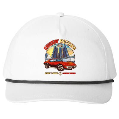 Cruisin Motown Detroit To Pontiac A Michigan Tradition Snapback Five-Panel Rope Hat