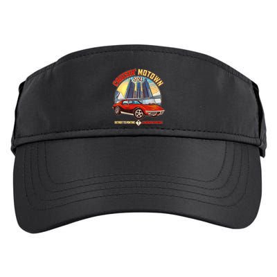 Cruisin Motown Detroit To Pontiac A Michigan Tradition Adult Drive Performance Visor