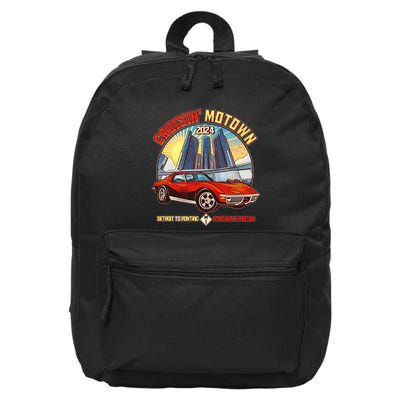 Cruisin Motown Detroit To Pontiac A Michigan Tradition 16 in Basic Backpack