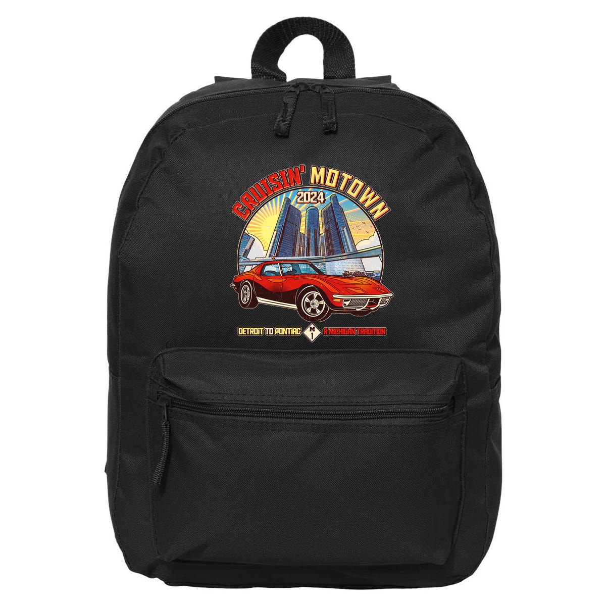Cruisin Motown Detroit To Pontiac A Michigan Tradition 16 in Basic Backpack
