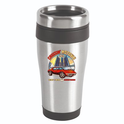 Cruisin Motown Detroit To Pontiac A Michigan Tradition 16oz Travel Tumbler
