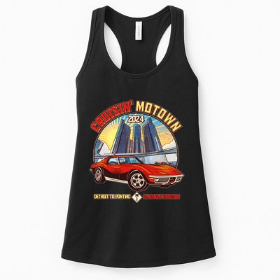Cruisin Motown Detroit To Pontiac A Michigan Tradition Womens Tank Top