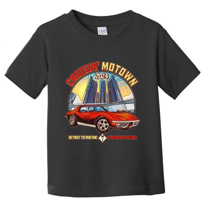 Cruisin Motown Detroit To Pontiac A Michigan Tradition Toddler T-Shirt