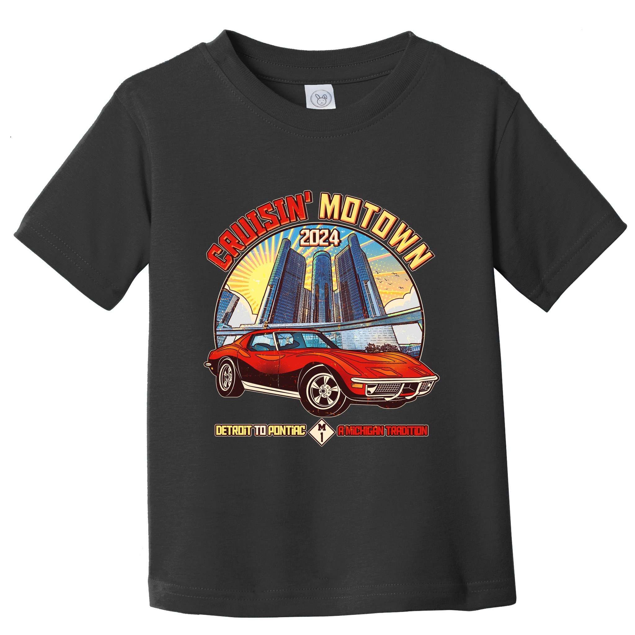 Cruisin Motown Detroit To Pontiac A Michigan Tradition Toddler T-Shirt