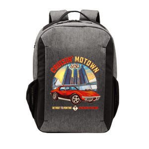 Cruisin Motown Detroit To Pontiac A Michigan Tradition Vector Backpack