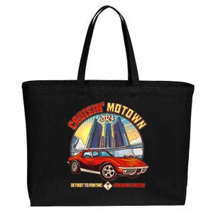 Cruisin Motown Detroit To Pontiac A Michigan Tradition Cotton Canvas Jumbo Tote