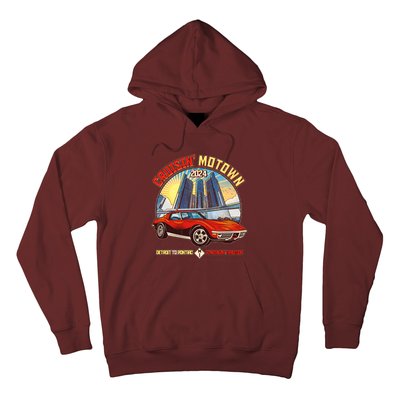 Cruisin Motown Detroit To Pontiac A Michigan Tradition Hoodie