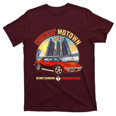 Cruisin Motown Detroit To Pontiac A Michigan Tradition T-Shirt