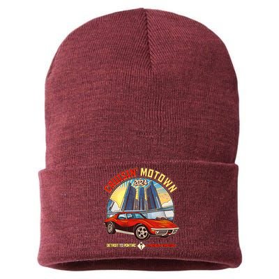 Cruisin Motown Detroit To Pontiac A Michigan Tradition Sustainable Knit Beanie