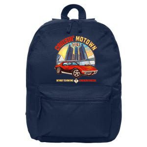 Cruisin Motown Detroit To Pontiac A Michigan Tradition 16 in Basic Backpack