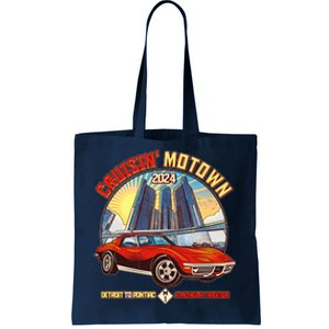 Cruisin Motown Detroit To Pontiac A Michigan Tradition Tote Bag