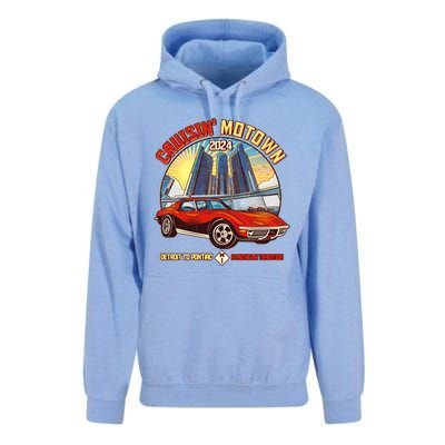 Cruisin Motown Detroit To Pontiac A Michigan Tradition Unisex Surf Hoodie