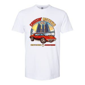 Cruisin Motown Detroit To Pontiac A Michigan Tradition Softstyle CVC T-Shirt