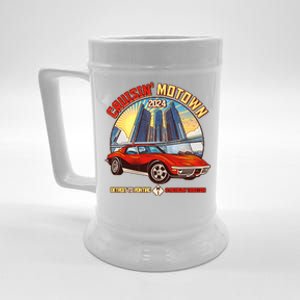 Cruisin Motown Detroit To Pontiac A Michigan Tradition Beer Stein