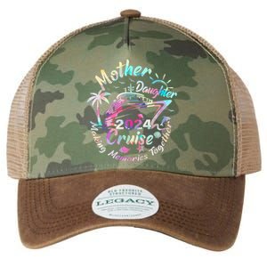 Cruise Mother Daughter Trip 2024 Funny Mom Daughter Vacation Legacy Tie Dye Trucker Hat