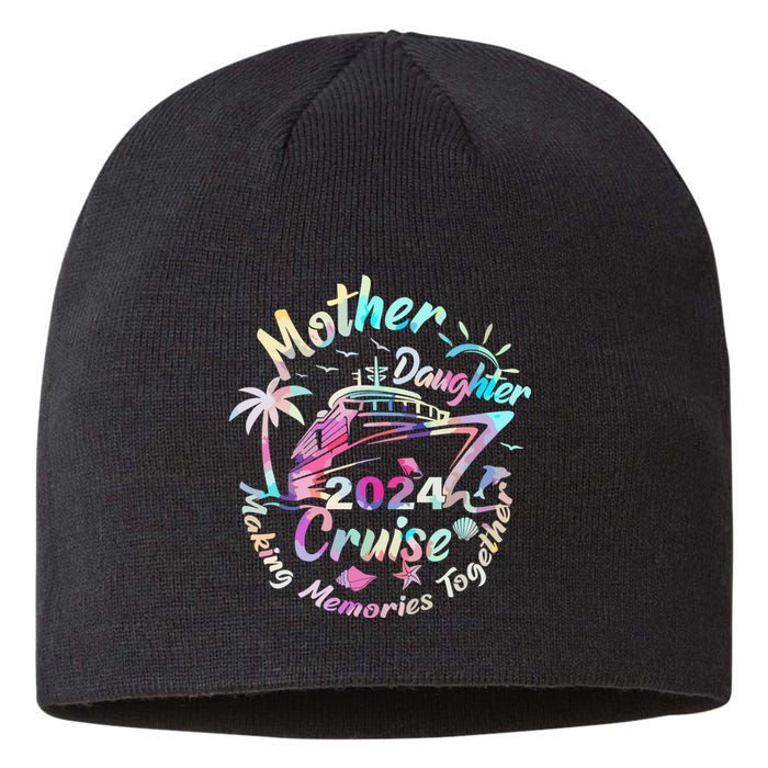 Cruise Mother Daughter Trip 2024 Funny Mom Daughter Vacation Sustainable Beanie