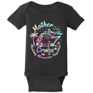 Cruise Mother Daughter Trip 2024 Funny Mom Daughter Vacation Baby Bodysuit