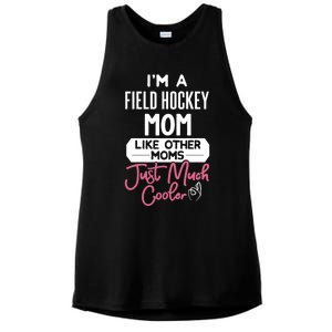 Cool Mothers Day Design Field Hockey Mom Great Gift Ladies PosiCharge Tri-Blend Wicking Tank