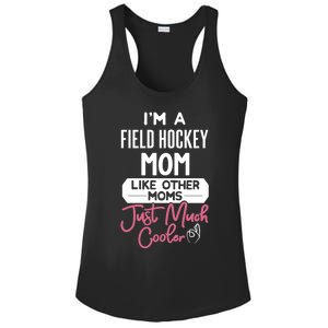 Cool Mothers Day Design Field Hockey Mom Great Gift Ladies PosiCharge Competitor Racerback Tank