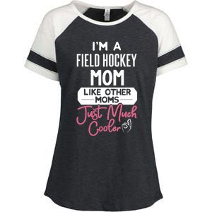 Cool Mothers Day Design Field Hockey Mom Great Gift Enza Ladies Jersey Colorblock Tee