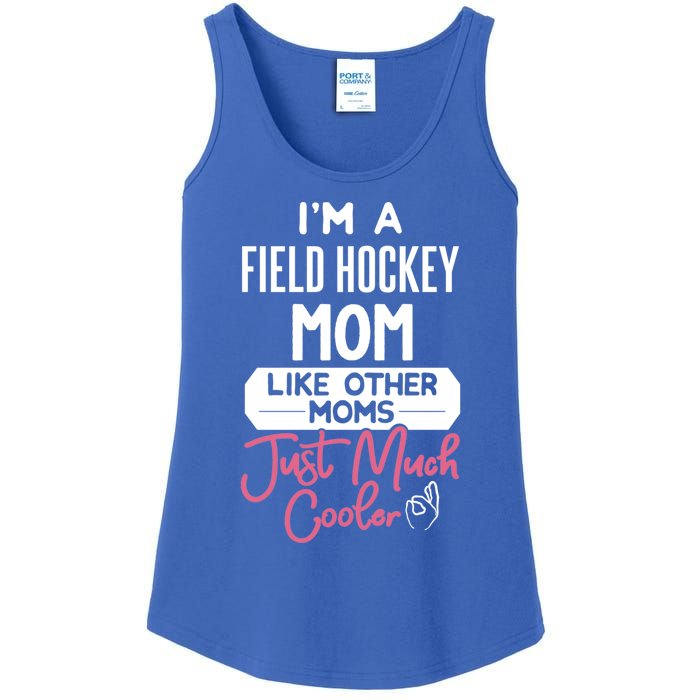 Cool Mothers Day Design Field Hockey Mom Great Gift Ladies Essential Tank