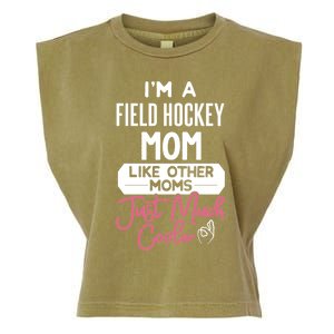 Cool Mothers Day Design Field Hockey Mom Great Gift Garment-Dyed Women's Muscle Tee