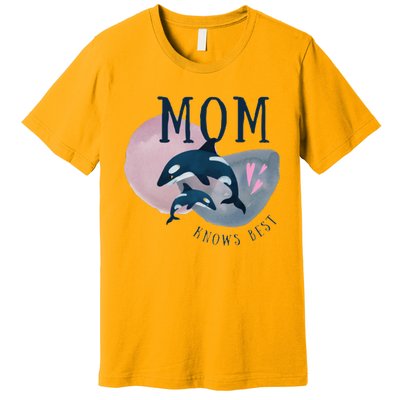 Cute Mothers Day Design Mom Knows Best Premium T-Shirt