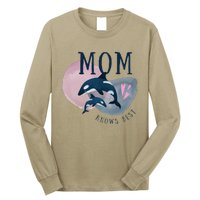 Cute Mothers Day Design Mom Knows Best Long Sleeve Shirt