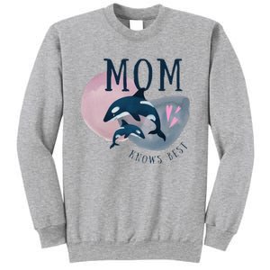 Cute Mothers Day Design Mom Knows Best Sweatshirt