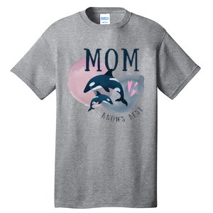 Cute Mothers Day Design Mom Knows Best Tall T-Shirt