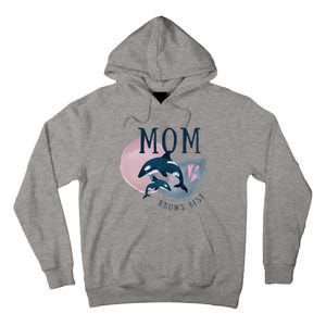 Cute Mothers Day Design Mom Knows Best Tall Hoodie