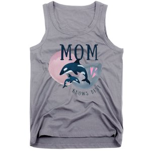 Cute Mothers Day Design Mom Knows Best Tank Top