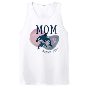 Cute Mothers Day Design Mom Knows Best PosiCharge Competitor Tank