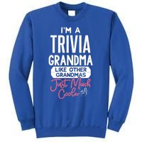 Cool Mothers Day Design Trivia Grandma Meaningful Gift Sweatshirt