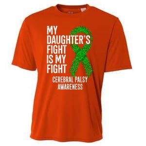 Cp My Daughter's Fight Is My Fight Cerebral Palsy Awareness Cute Gift Cooling Performance Crew T-Shirt