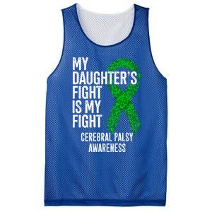 Cp My Daughter's Fight Is My Fight Cerebral Palsy Awareness Cute Gift Mesh Reversible Basketball Jersey Tank