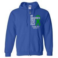 Cp My Daughter's Fight Is My Fight Cerebral Palsy Awareness Cute Gift Full Zip Hoodie